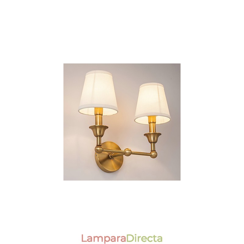 Apliques de pared estilo mini de metal campestre