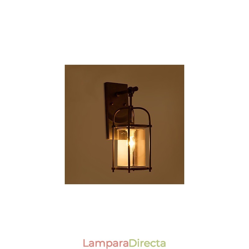 Lámparas creativas de estilo industrial, lámparas de pared estilo norteamericano con bombilla Edison tipo flauta, luces decorativas para barra interior.
