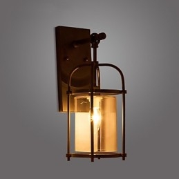 Lámparas creativas de estilo industrial, lámparas de pared estilo norteamericano con bombilla Edison tipo flauta, luces decorativas para barra interior.