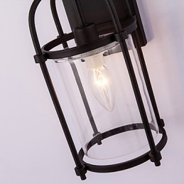 Lámparas creativas de estilo industrial, lámparas de pared estilo norteamericano con bombilla Edison tipo flauta, luces decorativas para barra interior.