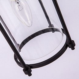 Lámparas creativas de estilo industrial, lámparas de pared estilo norteamericano con bombilla Edison tipo flauta, luces decorativas para barra interior.