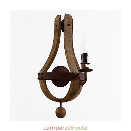 Apliques de pared estilo mini rústico de madera de bambú Apliques de pared estilo mini rústico de madera de bambú