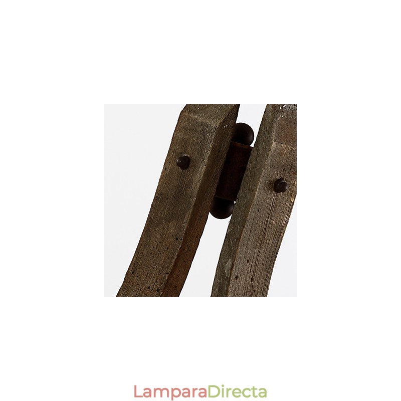 Apliques de pared estilo mini rústico de madera de bambú