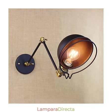 Apliques de pared Luces oscilantes Lámparas de pared de lectura Estilo mini Cabaña rústica Metal Apliques de pared Luces oscilantes Lámparas de pared de lectura Estilo mini Cabaña rústica Metal
