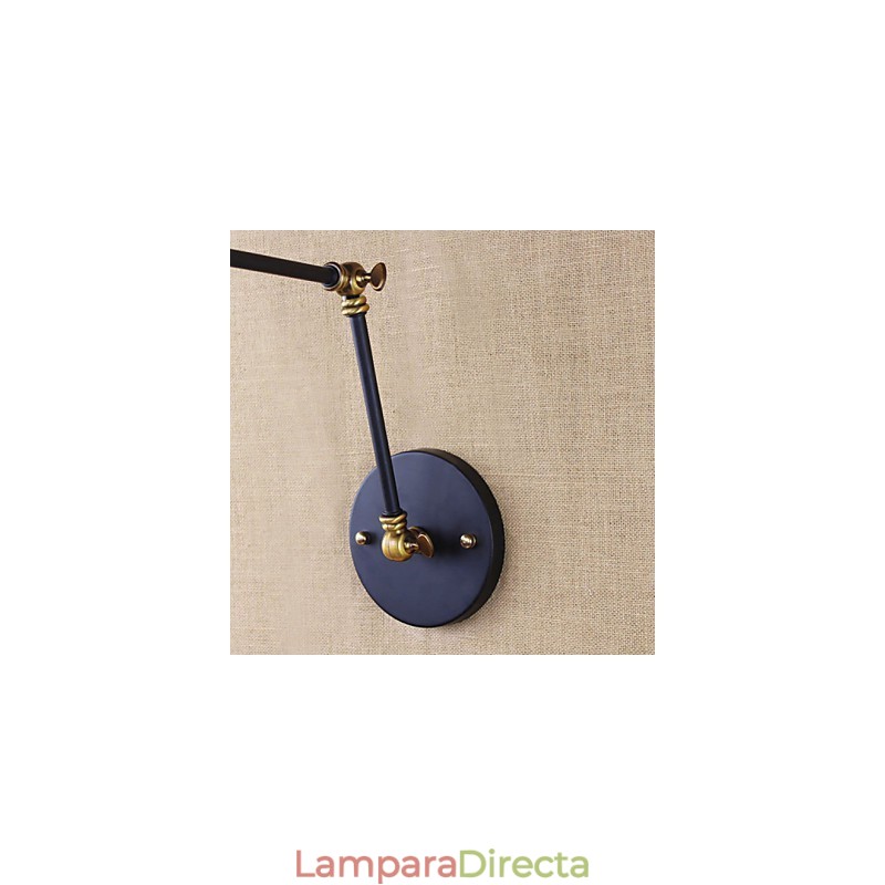 Apliques de pared Luces oscilantes Lámparas de pared de lectura Estilo mini Cabaña rústica Metal