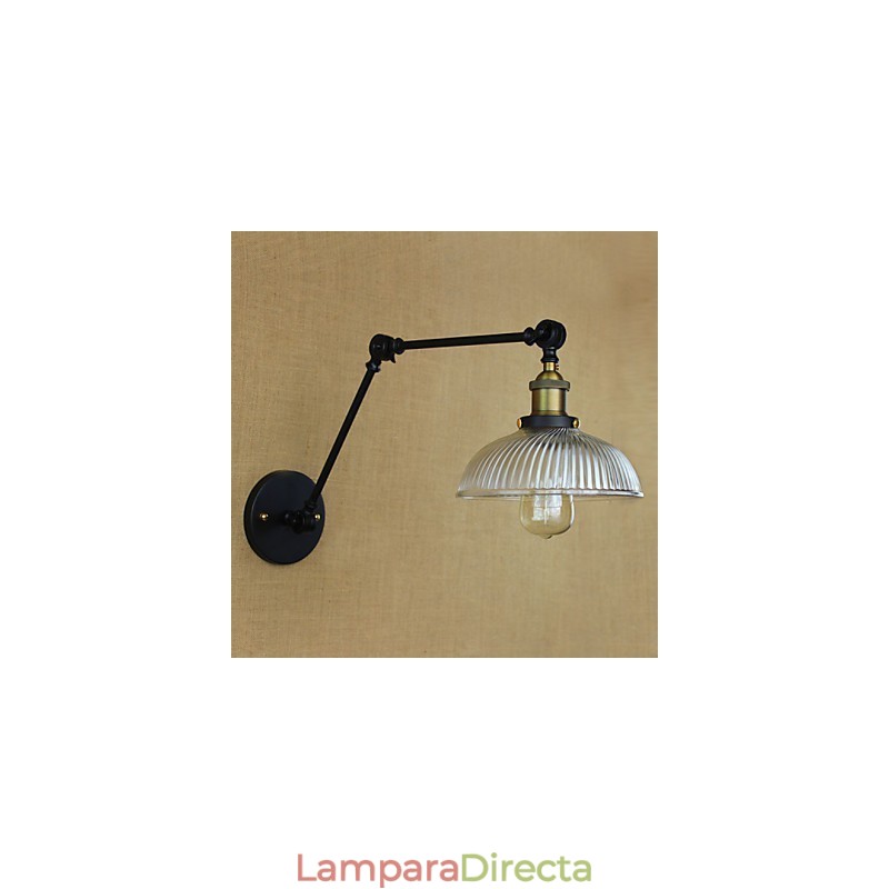 Apliques de pared Luces oscilantes Lámparas de pared de lectura Estilo mini Cabaña rústica Metal