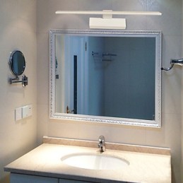 Iluminación de baño moderna contemporánea de metal
