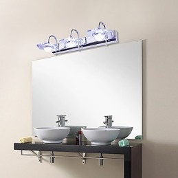 Apliques de pared Iluminación de baño Moderno Contemporáneo Metal