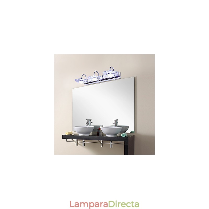 Apliques de pared Iluminación de baño Moderno Contemporáneo Metal