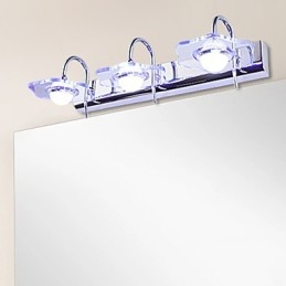 Apliques de pared Iluminación de baño Moderno Contemporáneo Metal