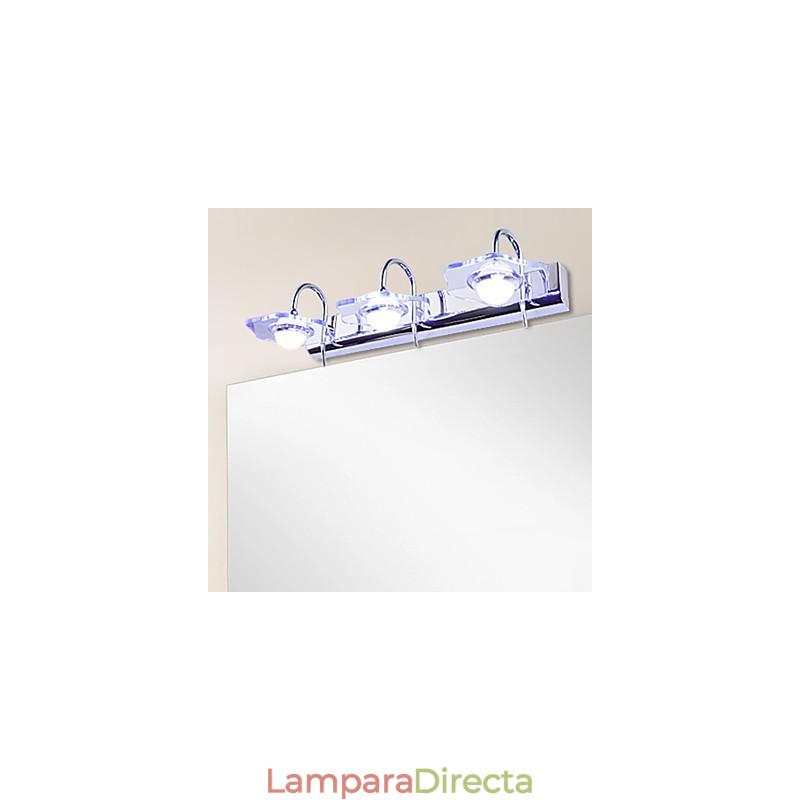 Apliques de pared Iluminación de baño Moderno Contemporáneo Metal