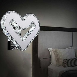 Apliques de pared de cristal estilo mini, modernos y contemporáneos de metal.