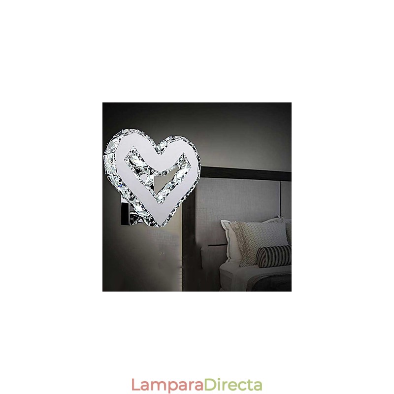 Apliques de pared de cristal estilo mini, modernos y contemporáneos de metal.