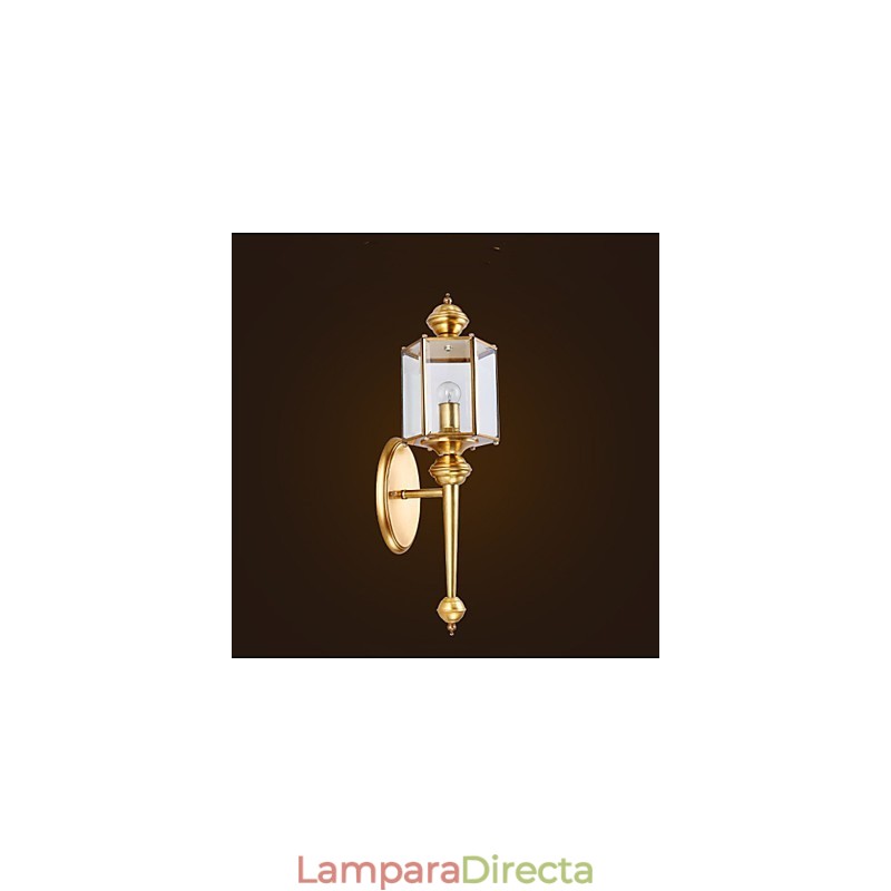 Lámpara de jardín Lámpara de cobre completo Lámpara de exterior Lámpara impermeable B