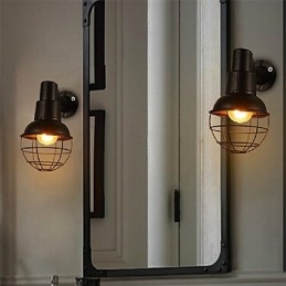 Apliques de pared estilo mini rústico de metal