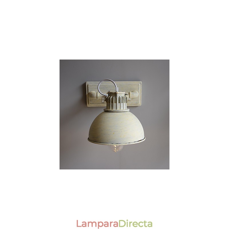Lámpara de pared de hierro forjado vintage nostálgica a estrenar para balcón, estilo loft, del norte de Europa.
