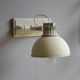 Lámpara de pared de hierro forjado vintage nostálgica a estrenar para balcón, estilo loft, del norte de Europa.