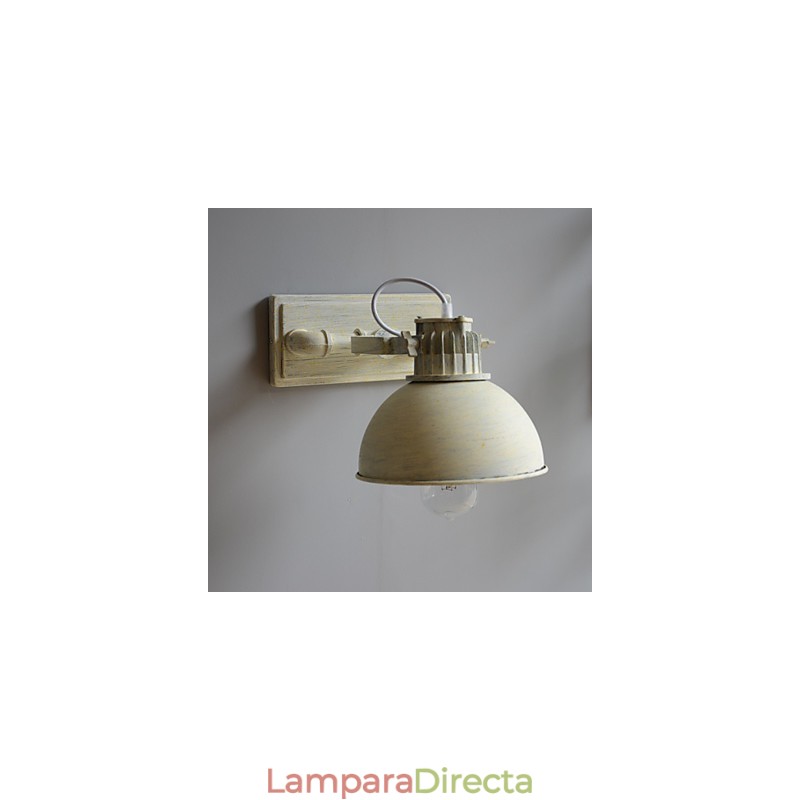 Lámpara de pared de hierro forjado vintage nostálgica a estrenar para balcón, estilo loft, del norte de Europa.