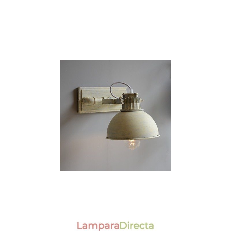 Lámpara de pared de hierro forjado vintage nostálgica a estrenar para balcón, estilo loft, del norte de Europa.