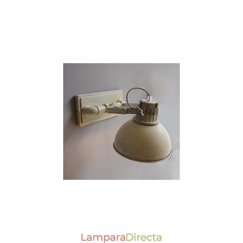 Lámpara de pared de hierro forjado vintage nostálgica a estrenar para balcón, estilo loft, del norte de Europa.