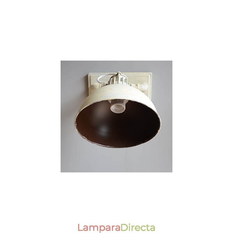Lámpara de pared de hierro forjado vintage nostálgica a estrenar para balcón, estilo loft, del norte de Europa.