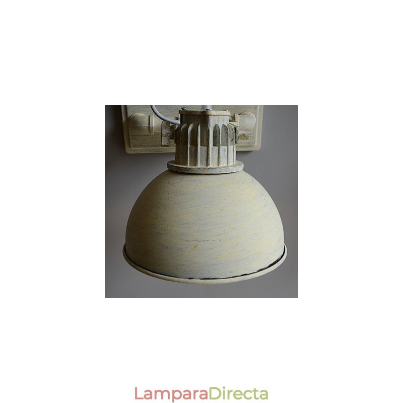 Lámpara de pared de hierro forjado vintage nostálgica a estrenar para balcón, estilo loft, del norte de Europa.