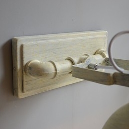 Lámpara de pared de hierro forjado vintage nostálgica a estrenar para balcón, estilo loft, del norte de Europa.