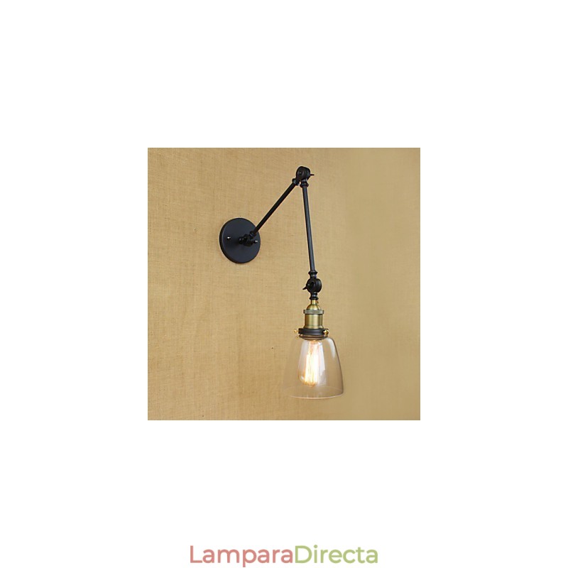 Aplique de pared decorativo de bronce antiguo