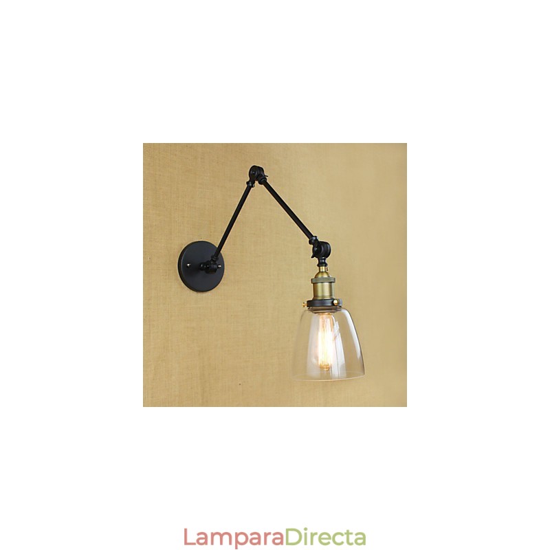 Aplique de pared decorativo de bronce antiguo