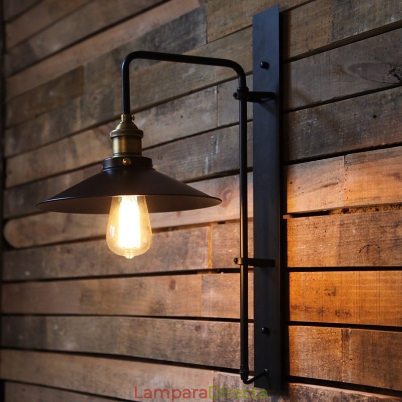 Nueva lámpara de pared industrial vintage estilo loft retro DIY