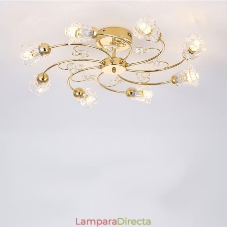 Lámparas artísticas empotradas de aluminio con cristales Lámparas artísticas empotradas de aluminio con cristales