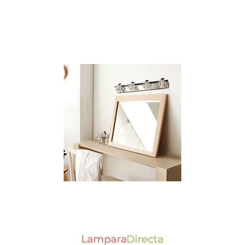 Apliques de pared de cristal modernos contemporáneos G4 de metal