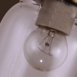 Aplique rústico de pared en forma de botella