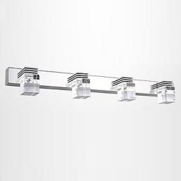 Apliques de pared Iluminación de baño Bañadores de pared Cristal Mini Estilo Moderno Contemporáneo Metal