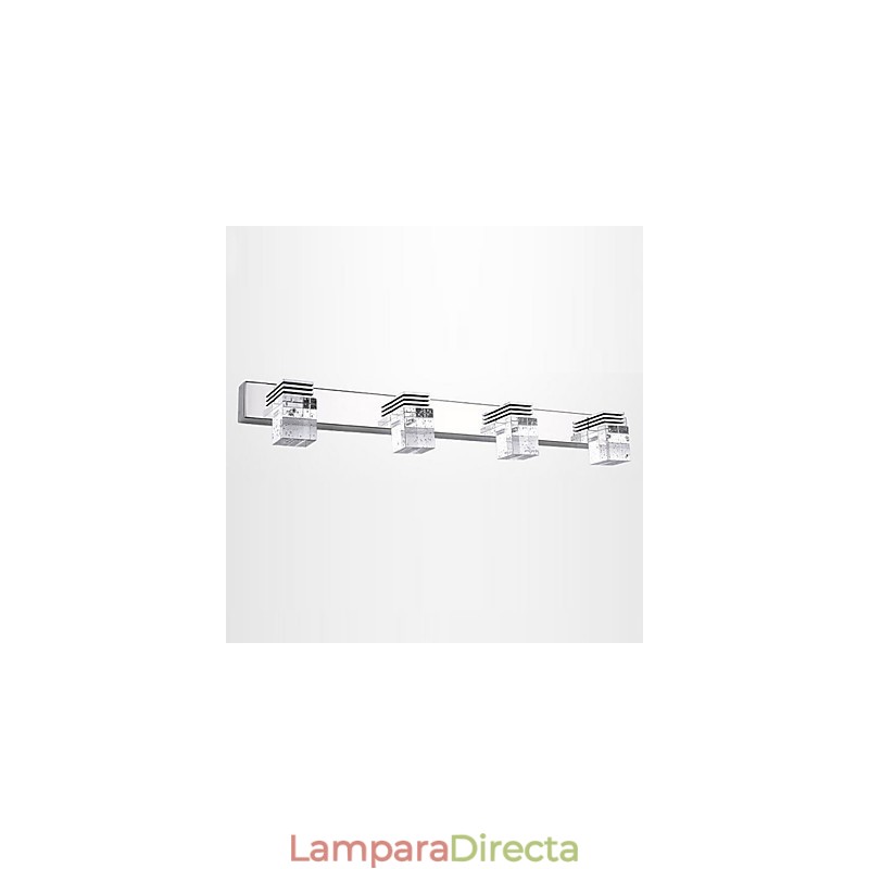 Apliques de pared Iluminación de baño Bañadores de pared Cristal Mini Estilo Moderno Contemporáneo Metal