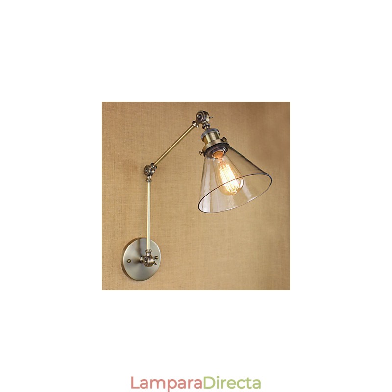Aplique decorativo de pared complejo en color bronce verde mediterráneo