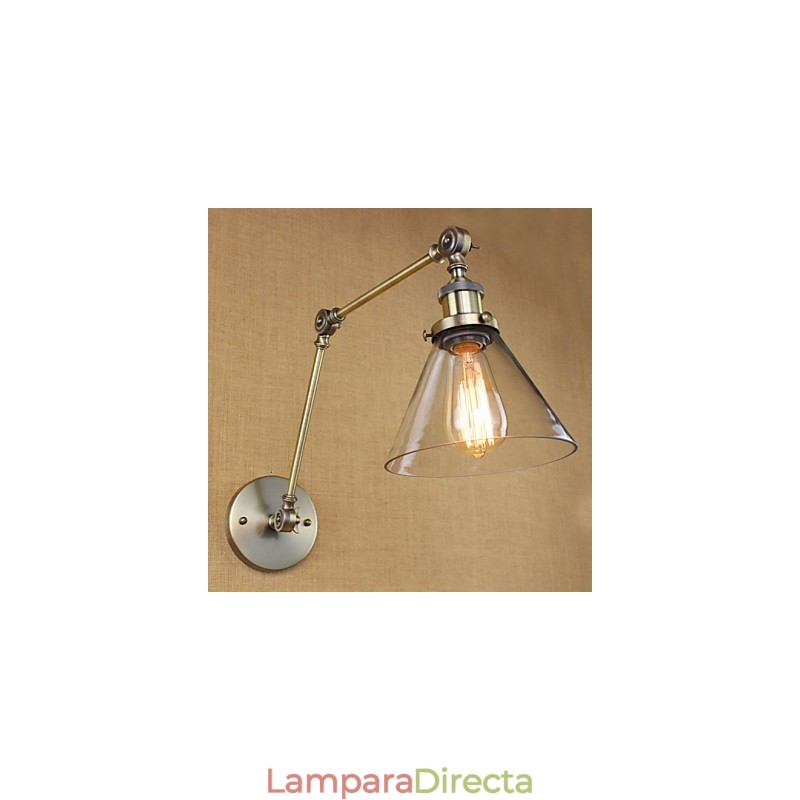 Aplique decorativo de pared complejo en color bronce verde mediterráneo