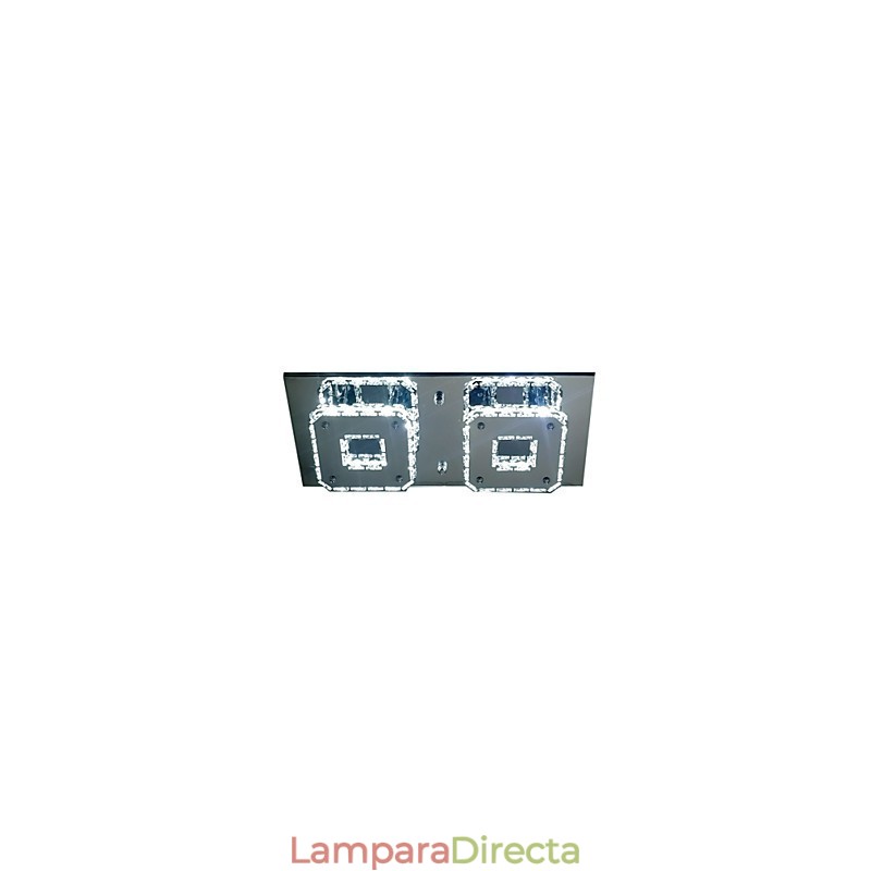 Lámpara empotrada moderna y contemporánea de metal galvanizado