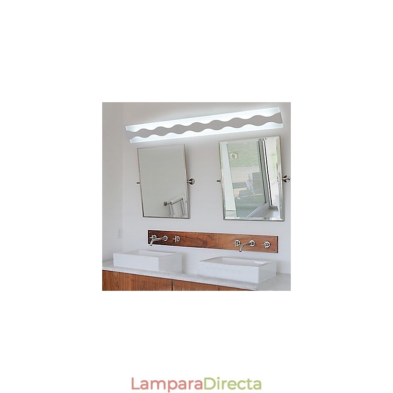 Apliques de pared Iluminación de baño Moderno Contemporáneo PVC