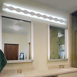 Apliques de pared Iluminación de baño Moderno Contemporáneo PVC