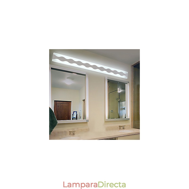 Apliques de pared Iluminación de baño Moderno Contemporáneo PVC