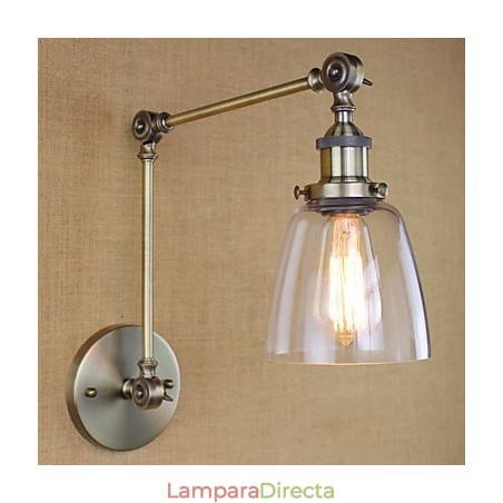 Aplique de pared decorativo de bronce antiguo, estilo retro vintage, exclusivo, para vestíbulo de hotel, dormitorio y mesita de noche. Aplique de pared decorativo de bronce antiguo, estilo retro vintage, exclusivo, para vestíbulo de hotel, dormitorio y mesita de noche.