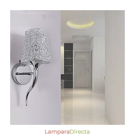 Lámpara de noche plateada, lámpara de pared para lectura, sifón de plomería, luz de espejo de fondo Lámpara de noche plateada, lámpara de pared para lectura, sifón de plomería, luz de espejo de fondo