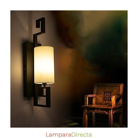 Lámpara antigua de estilo americano moderno para sala de estar, dormitorio, hotel, lámpara de pared de tela blanca. Lámpara antigua de estilo americano moderno para sala de estar, dormitorio, hotel, lámpara de pared de tela blanca.