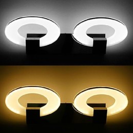 Iluminación de baño Bañadores de pared Apliques de pared de lectura Mini estilo Moderno Contemporáneo Metal
