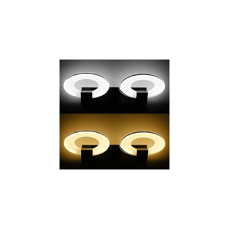 Iluminación de baño Bañadores de pared Apliques de pared de lectura Mini estilo Moderno Contemporáneo Metal