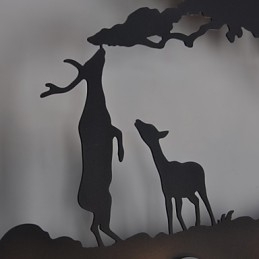 Lámparas de pared de hierro retro estilo loft, estilo pastoral americano, de 4 luces para pasillo de dormitorio