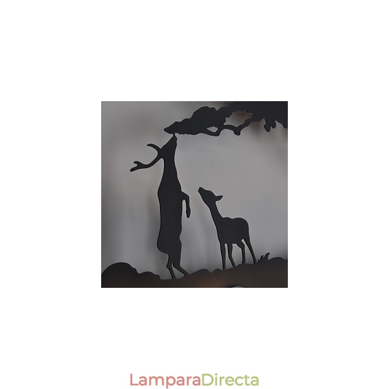 Lámparas de pared de hierro retro estilo loft, estilo pastoral americano, de 4 luces para pasillo de dormitorio