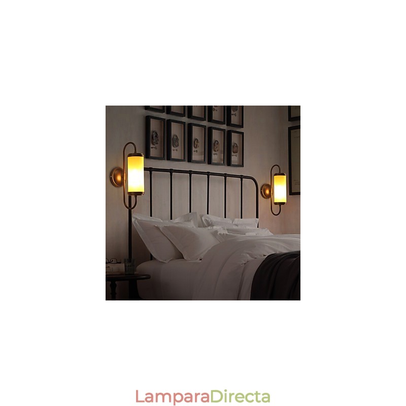 Lámpara de pared con candelabros, estilo country americano contemporáneo y contraído que restaura las costumbres antiguas.