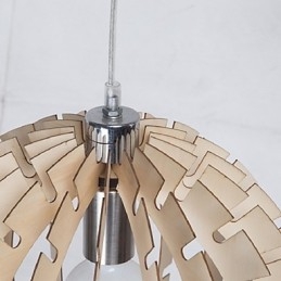 Lámpara de araña vintage de madera de otros tipos